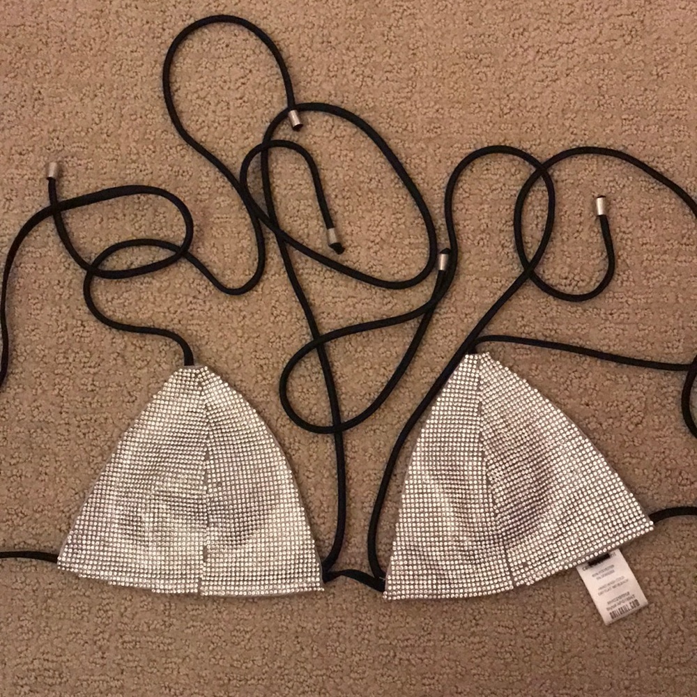 Poster Girl Queen of Diamonds Rhinestone Bra